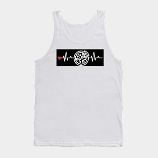 Pizza Heartbeat Tank Top